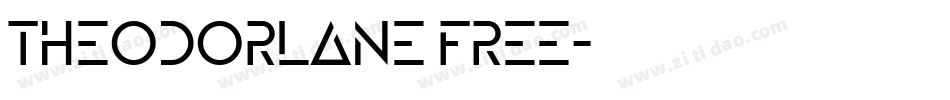 Theodorlane Free字体转换